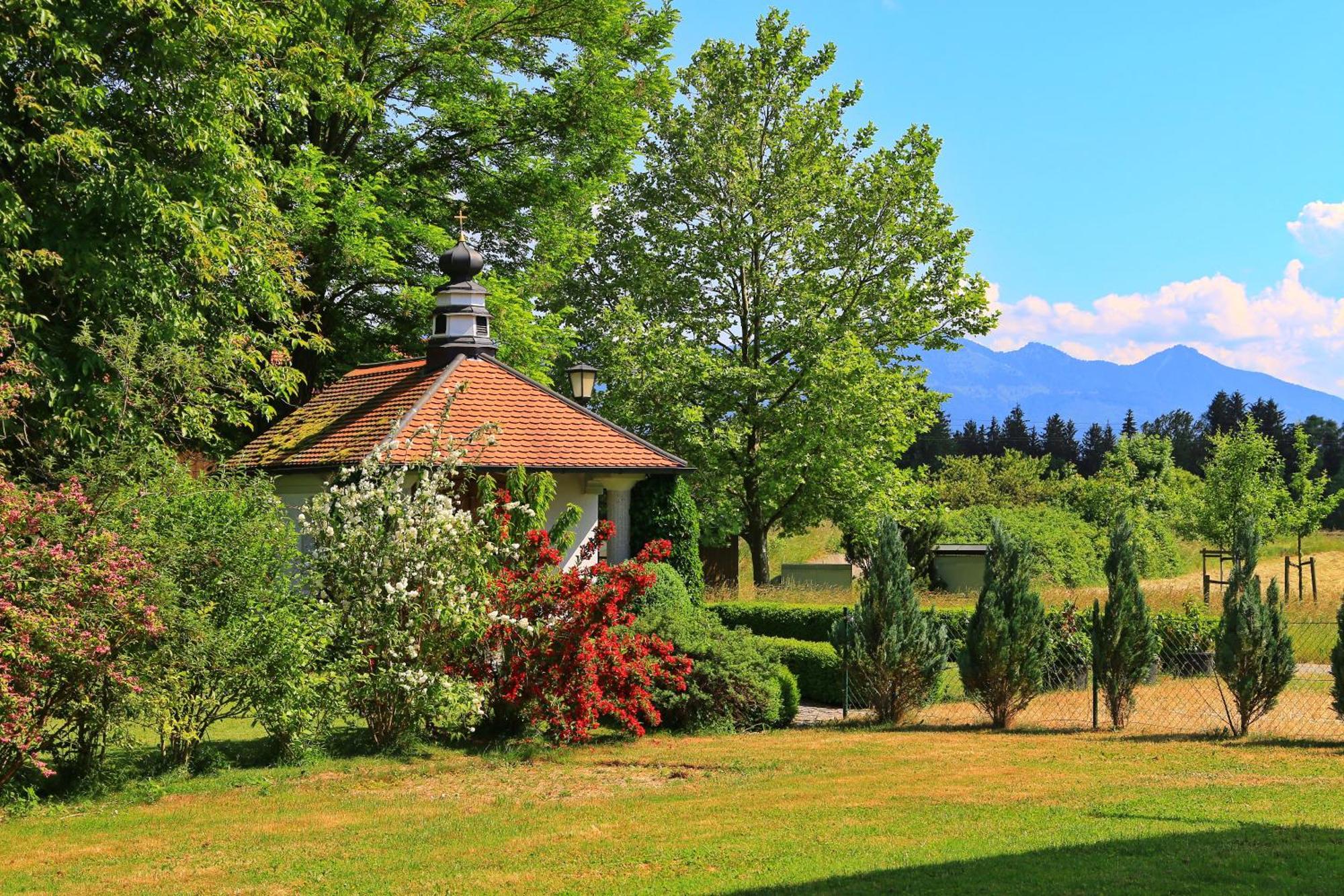 Ferienwohnungen Am Simssee Mit Alpenblick, Gutshof Alpenblick Stephanskirchen Exterior foto